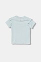 Παιδικό βαμβακερό μπλουζάκι Puma PUMA X HELLO KITTY & FRIENDS Ruffle Tee 632386 μπλε AW25