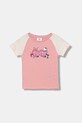 Παιδικό βαμβακερό μπλουζάκι Puma PUMA X HELLO KITTY & FRIENDS Slim Tee στάμπα ροζ 632391
