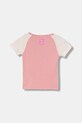 Παιδικό βαμβακερό μπλουζάκι Puma PUMA X HELLO KITTY & FRIENDS Slim Tee 632391 ροζ AW25