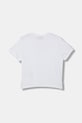 EA7 Emporio Armani tricou basic pentru copii cu bumbac 7G000137.AF10373 alb SS26