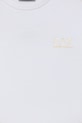 Fete EA7 Emporio Armani tricou basic pentru copii cu bumbac 7G000137.AF10373 alb