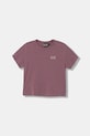 Детска тениска EA7 Emporio Armani еластичен розов 7G000137.AF10373