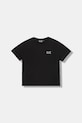 Детска тениска EA7 Emporio Armani еластичен черен 7G000137.AF10373