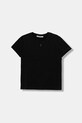 Detské tričko Patrizia Pepe J331 okrúhly čierna 7M0951