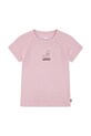 Levi's t-shirt dziecięcy COLOR BLOCK RAGLAN TOP z elastanem różowy 3EN517