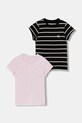 Calvin Klein Jeans t-shirt dziecięcy 2-pack okrągły czarny IG0IG03037.104.116.9BYA