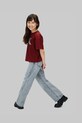 Дитяча бавовняна футболка Calvin Klein Jeans IG0IG03040.128.170.9BYA бордо
