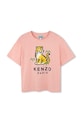 Detské bavlnené tričko Kenzo Kids bavlna ružová K61379.86.108
