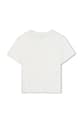 Dziewczynka Michael Kors t-shirt bawełniany dziecięcy R30494.114.150 biały