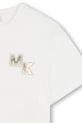 Детская хлопковая футболка Michael Kors белый R30494.156