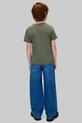 Дівчинка Дитяча бавовняна футболка Calvin Klein Jeans IU0IU00715.128.170.9BYA зелений