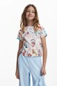 Desigual tricou copii cu modele bej 25WGTK14
