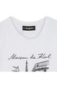 Dziewczynka Karl Lagerfeld t-shirt dziecięcy Z30939.156.162 biały