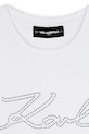 Dziewczynka Karl Lagerfeld t-shirt dziecięcy Z30941.114.150 biały
