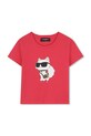 Karl Lagerfeld t-shirt dziecięcy pozostałe różowy Z30942.156.162