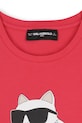 Dziewczynka Karl Lagerfeld t-shirt dziecięcy Z30942.156.162 różowy