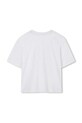 Dziewczynka Marc Jacobs t-shirt bawełniany dziecięcy W60579.102.108 biały