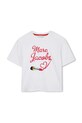 Παιδικό βαμβακερό μπλουζάκι Marc Jacobs W60579.156 λευκό AW25