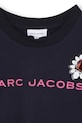 Dziewczynka Marc Jacobs t-shirt bawełniany dziecięcy W60590.114.150 granatowy