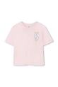 Детская хлопковая футболка Marc Jacobs W60691.86.108 розовый AW25