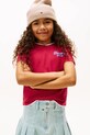 Dziewczynka Tommy Hilfiger t-shirt dziecięcy KG0KG08805.128.176.9BYA różowy