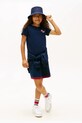 Παιδικό μπλουζάκι Tommy Hilfiger σκούρο μπλε KG0KG08805.128.176.9BYA