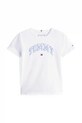 Детская хлопковая футболка Tommy Hilfiger KG0KG08806.9BYA белый AW25