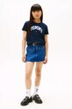 Детская хлопковая футболка Tommy Hilfiger тёмно-синий KG0KG08806.9BYA