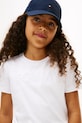 Dziewczynka Tommy Hilfiger t-shirt bawełniany dziecięcy KG0KG08899.9BYA biały