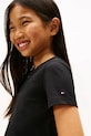 Fete Tommy Hilfiger tricou de bumbac pentru copii KG0KG08899.9BYA negru