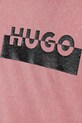 Дівчинка Дитяча бавовняна футболка HUGO G00488.102.108 рожевий