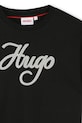 Dziewczynka HUGO t-shirt bawełniany dziecięcy G00571.114.150 czarny