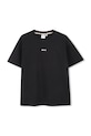 BOSS t-shirt dziecięcy z elastanem czarny J52425.114.150