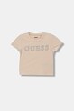 Guess t-shirt dziecięcy aplikacja beżowy J4YI48.K0232.9BYA