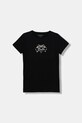 Guess t-shirt dziecięcy z elastanem czarny J5BI02.J1314.9BYA