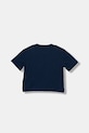 Guess t-shirt bawełniany dziecięcy J5BI24.KCNQ4.9BYA granatowy AW25