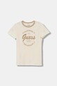 Guess t-shirt dziecięcy aplikacja beżowy J5BI37.J1314.9BYA