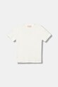 Elisabetta Franchi t-shirt dziecięcy z elastanem biały EFTS247.0.JE006.140.158