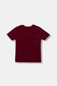 Dětské tričko Elisabetta Franchi EFTS247.0.JE006.140.158 burgundské AW25