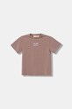 Elisabetta Franchi t-shirt dziecięcy z elastanem różowy EFTS247.0.JE006.116.128