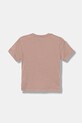 Elisabetta Franchi t-shirt dziecięcy EGTS098.0.JE006 różowy AW25