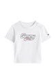 Детская хлопковая футболка Tommy Hilfiger хлопок белый KN0KN02055.9BYA
