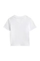 Детская хлопковая футболка Tommy Hilfiger KN0KN02055.9BYA белый AW25