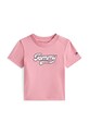 Дитяча бавовняна футболка Tommy Hilfiger бавовна рожевий KN0KN02055.9BYA