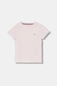 Tommy Hilfiger tricou de bumbac pentru copii 2-pack UG0UG00307.9BYA roz AW25