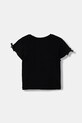 Παιδικό μπλουζάκι United Colors of Benetton 3P4ZC10QH.G.seasonal μαύρο AW25