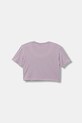 Детская хлопковая футболка United Colors of Benetton 3X1SC10PT.G.seasonal фиолетовой AW25