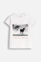 Coccodrillo tricou copii print alb ZC5143201VGA