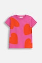 Coccodrillo t-shirt dziecięcy z elastanem różowy ZC5143210VGA