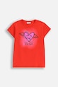 Coccodrillo t-shirt dziecięcy z elastanem czerwony ZC5143213VGA